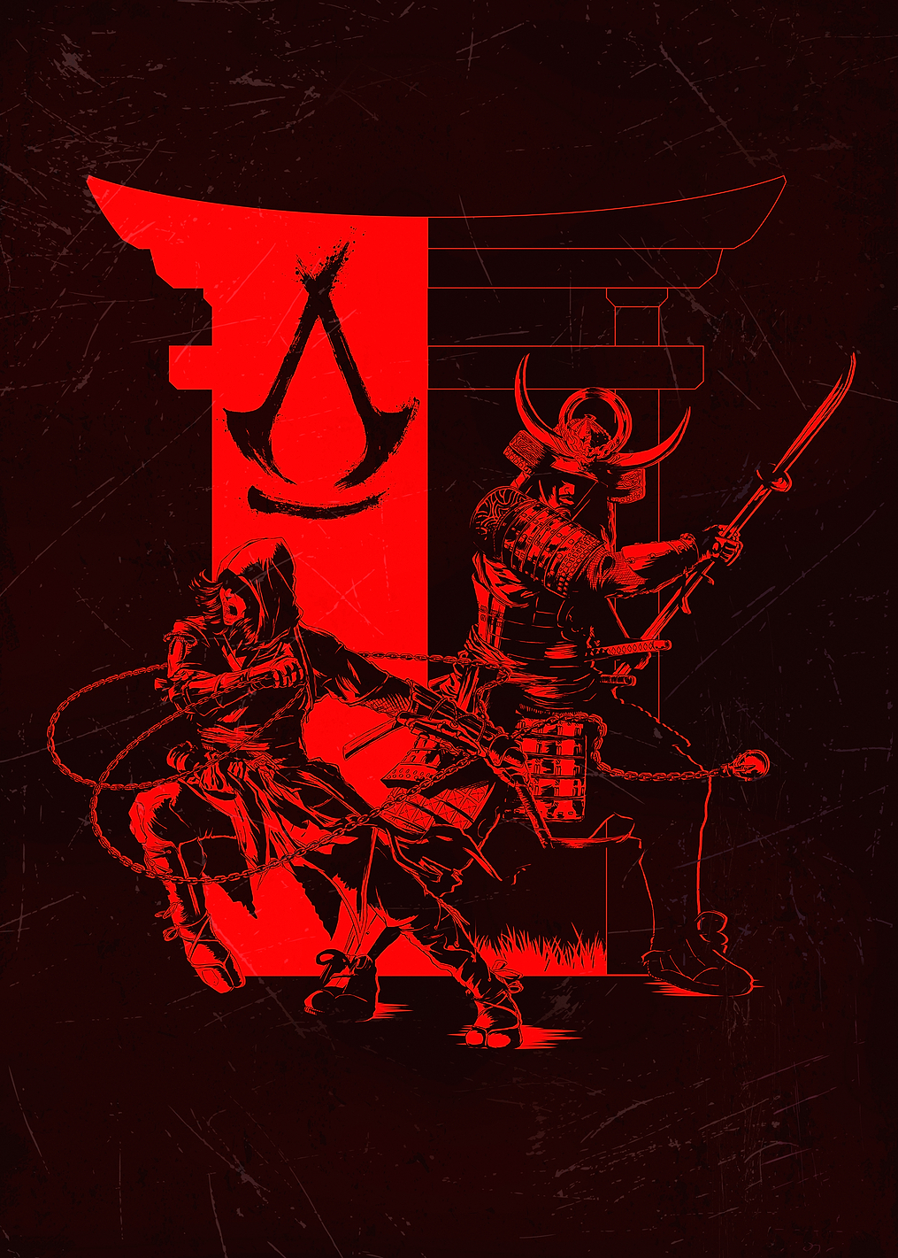 AC Shadows: Black: постер из коллекции Assassin's Creed
