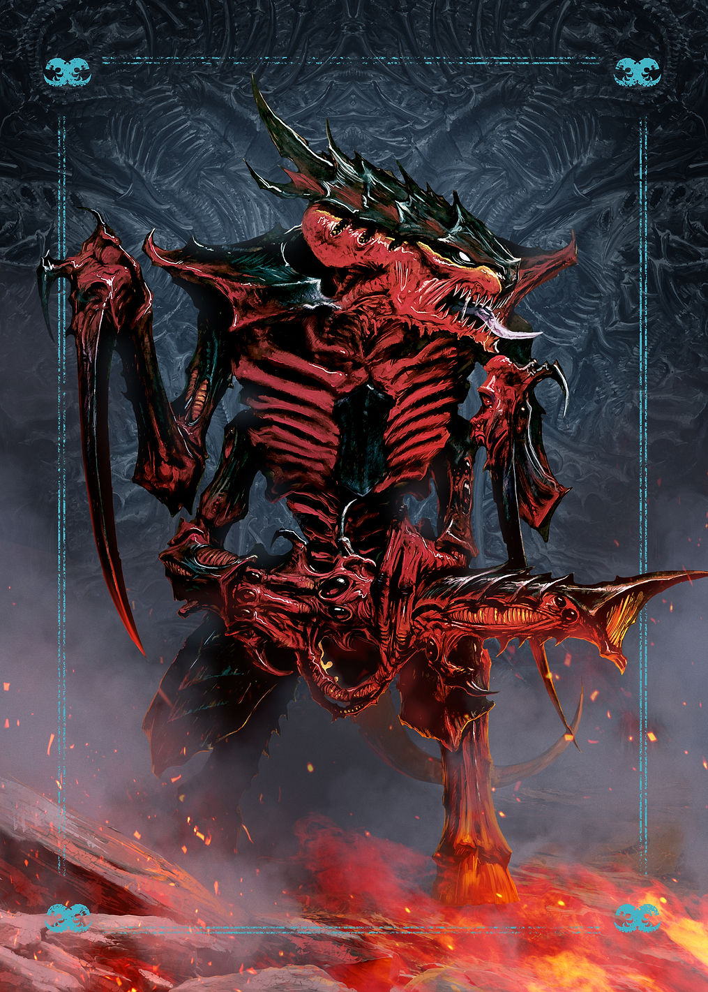 Behemoth Tyranid Warrior 2: постер из коллекции Warhammer