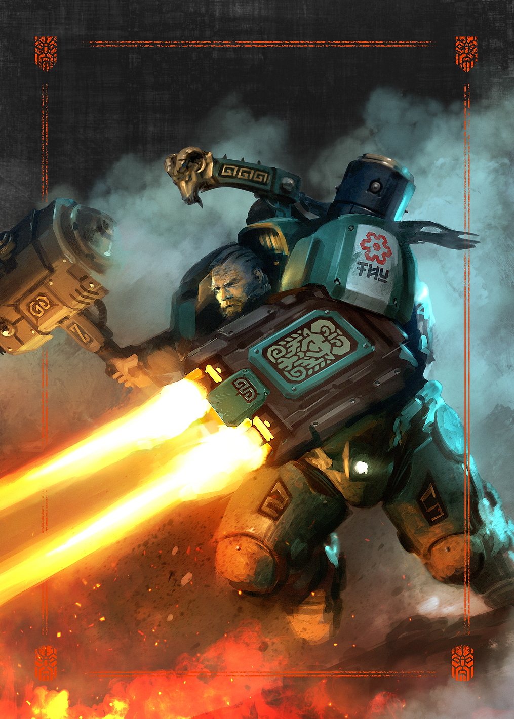 Einhyr Hearthguard Hesyr: постер из коллекции Warhammer