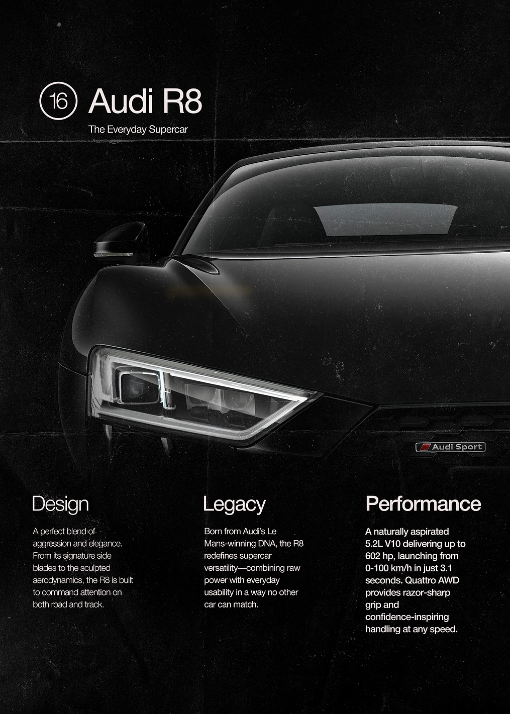 Audi R8 Magazined: постер из коллекции Audi R8