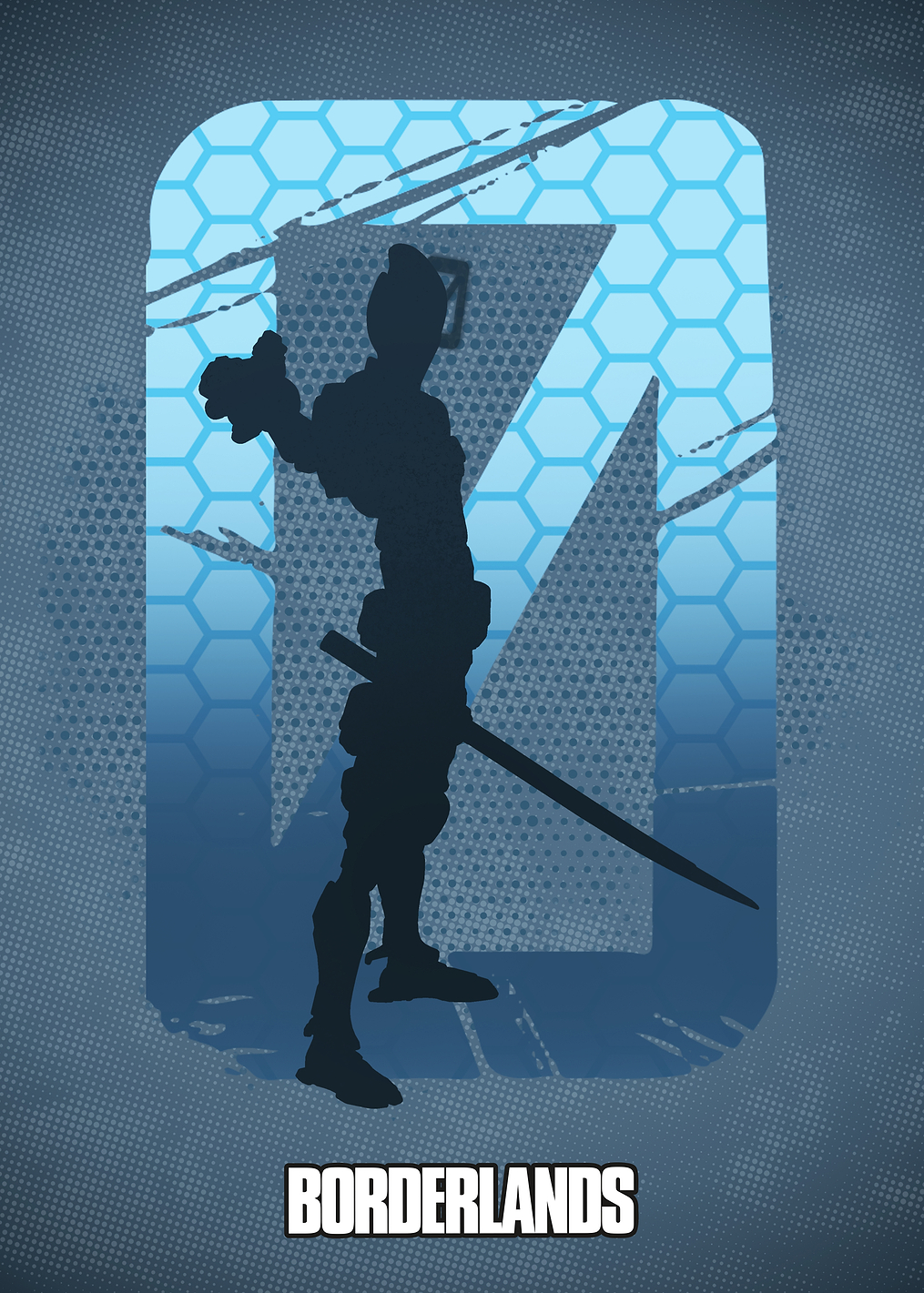 Minimal Zer0: постер из коллекции Borderlands