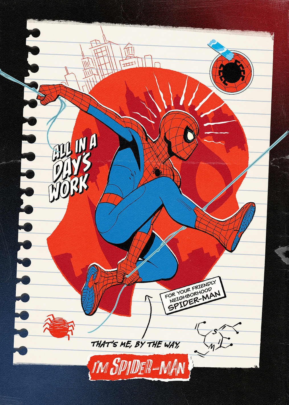 Spider-Man Notebook: постер из коллекции Marvel