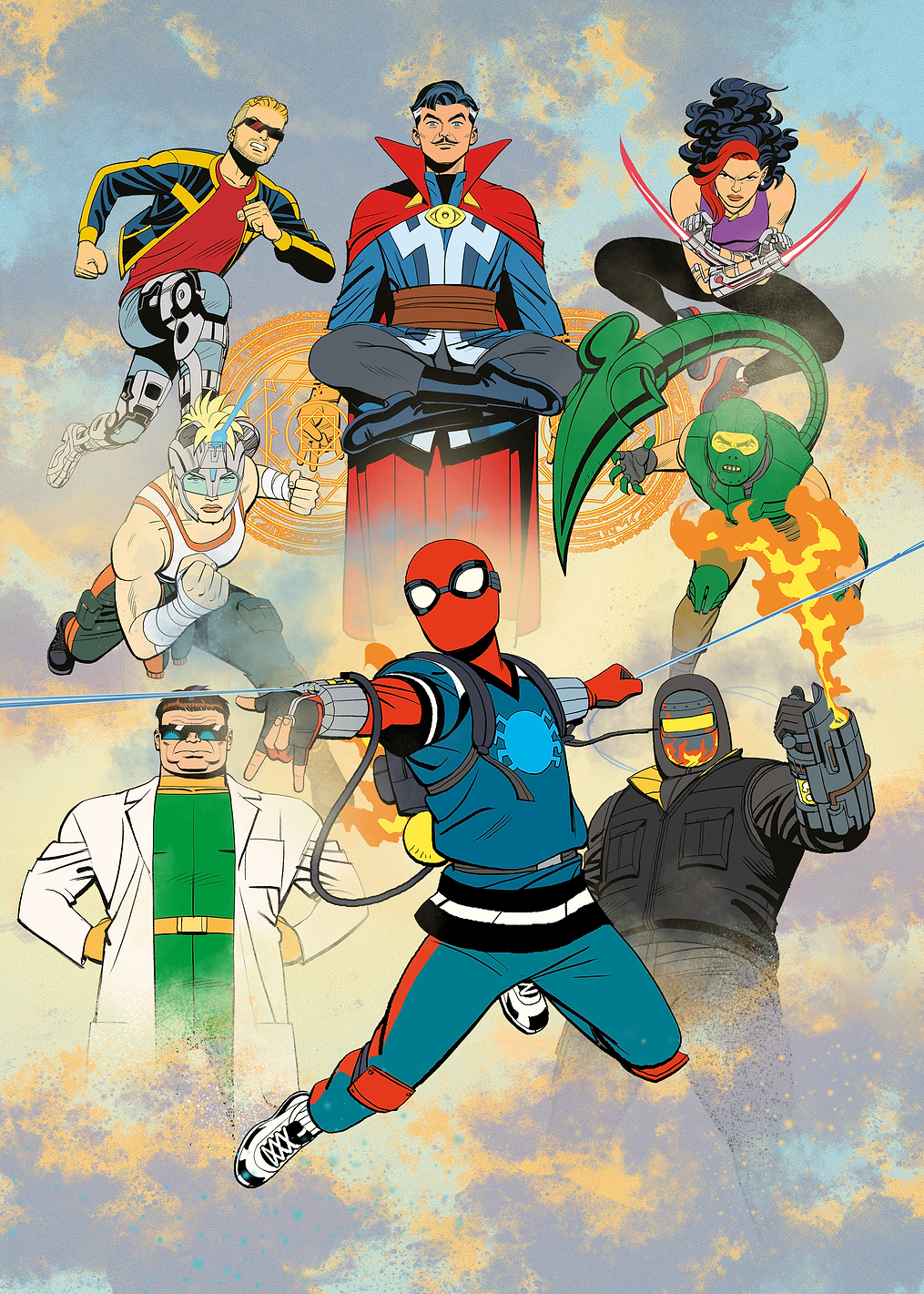 YFN Group Pose: постер из коллекции Marvel