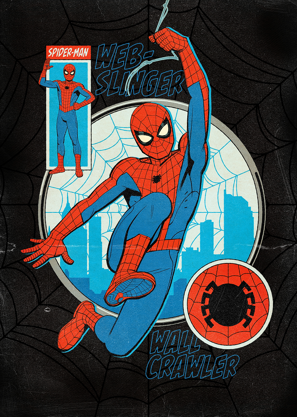 Spider-Man Wall Crawler: постер из коллекции Marvel