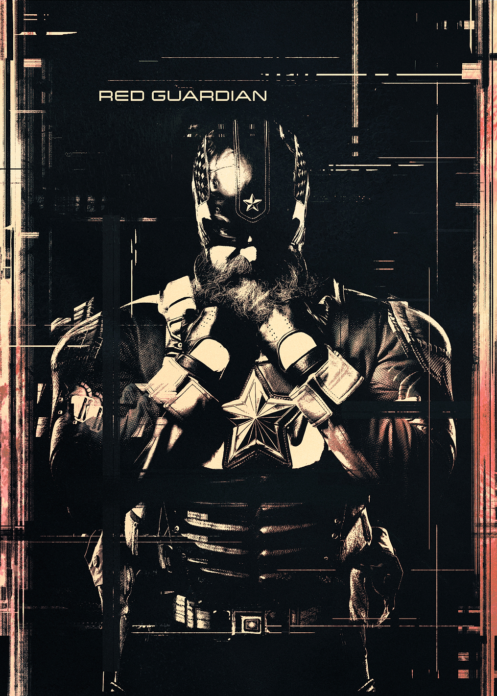 Thunderbolts Red Black: постер из коллекции Marvel