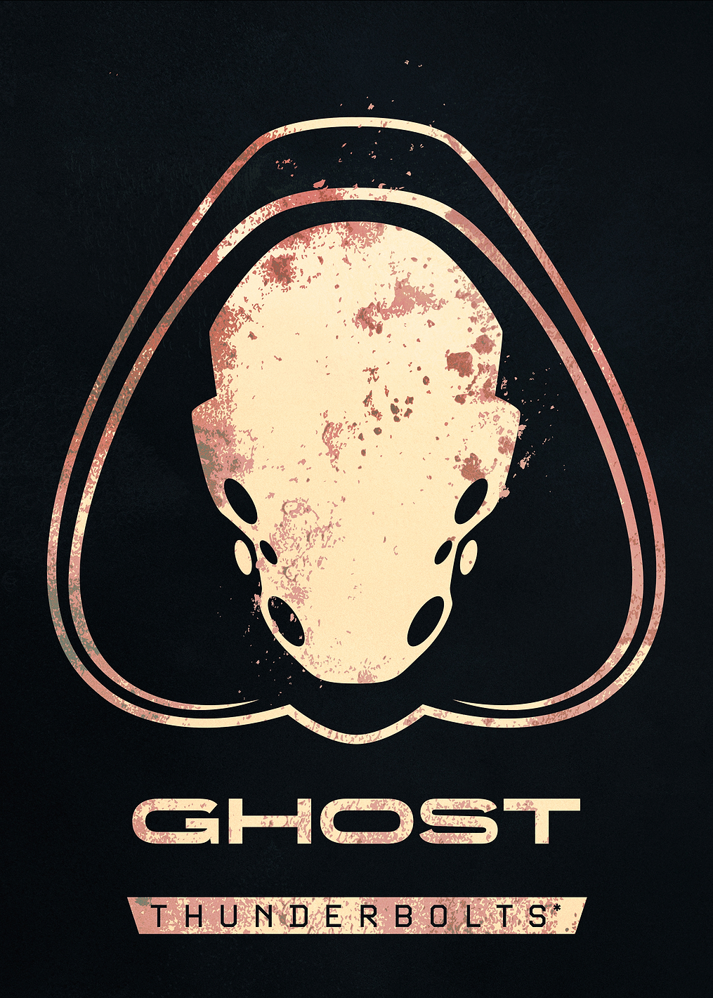 Ghost Thunderbolts Symbol: постер из коллекции Marvel