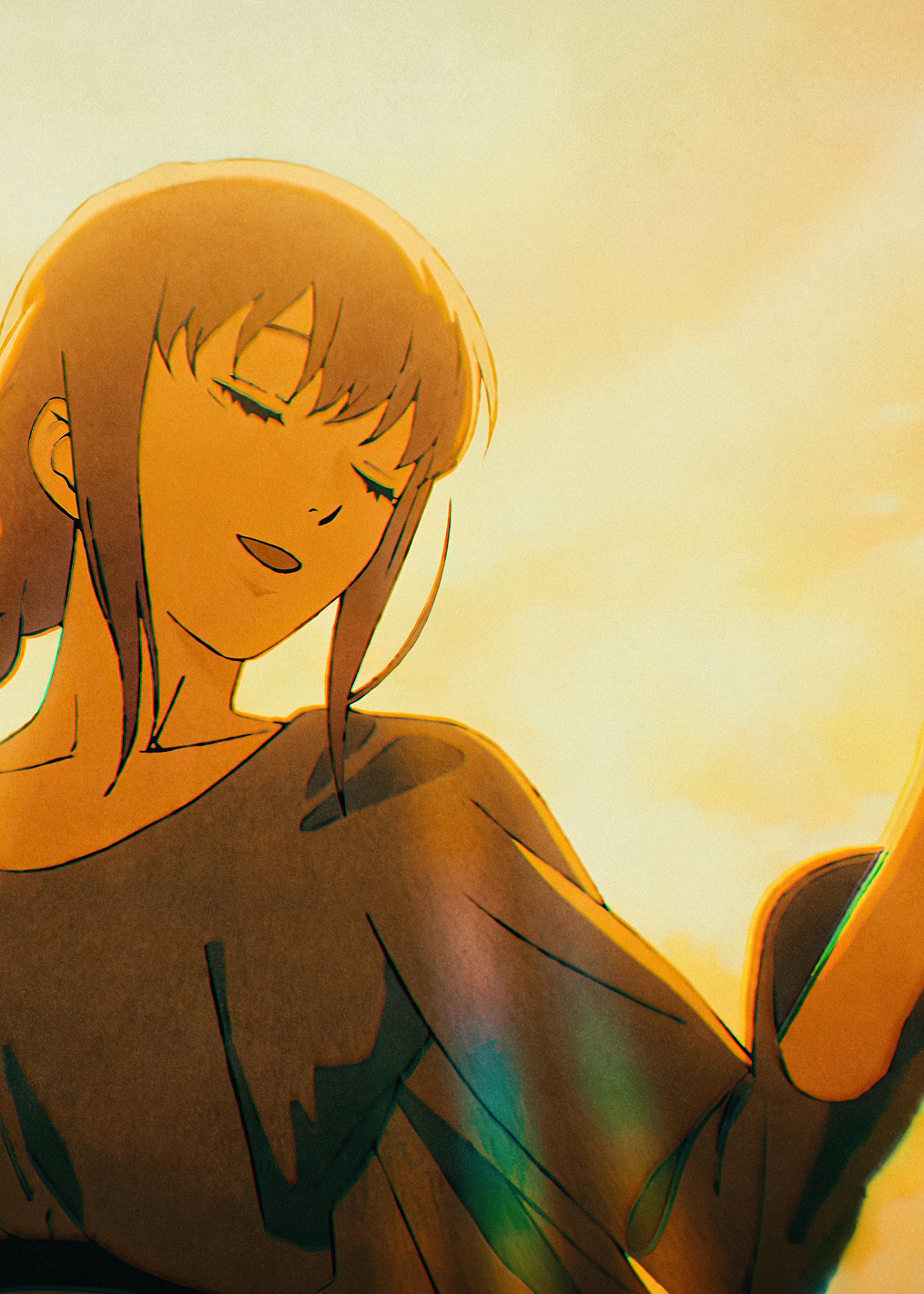 EP03 Makima at Sunset: постер из коллекции Chainsaw Man