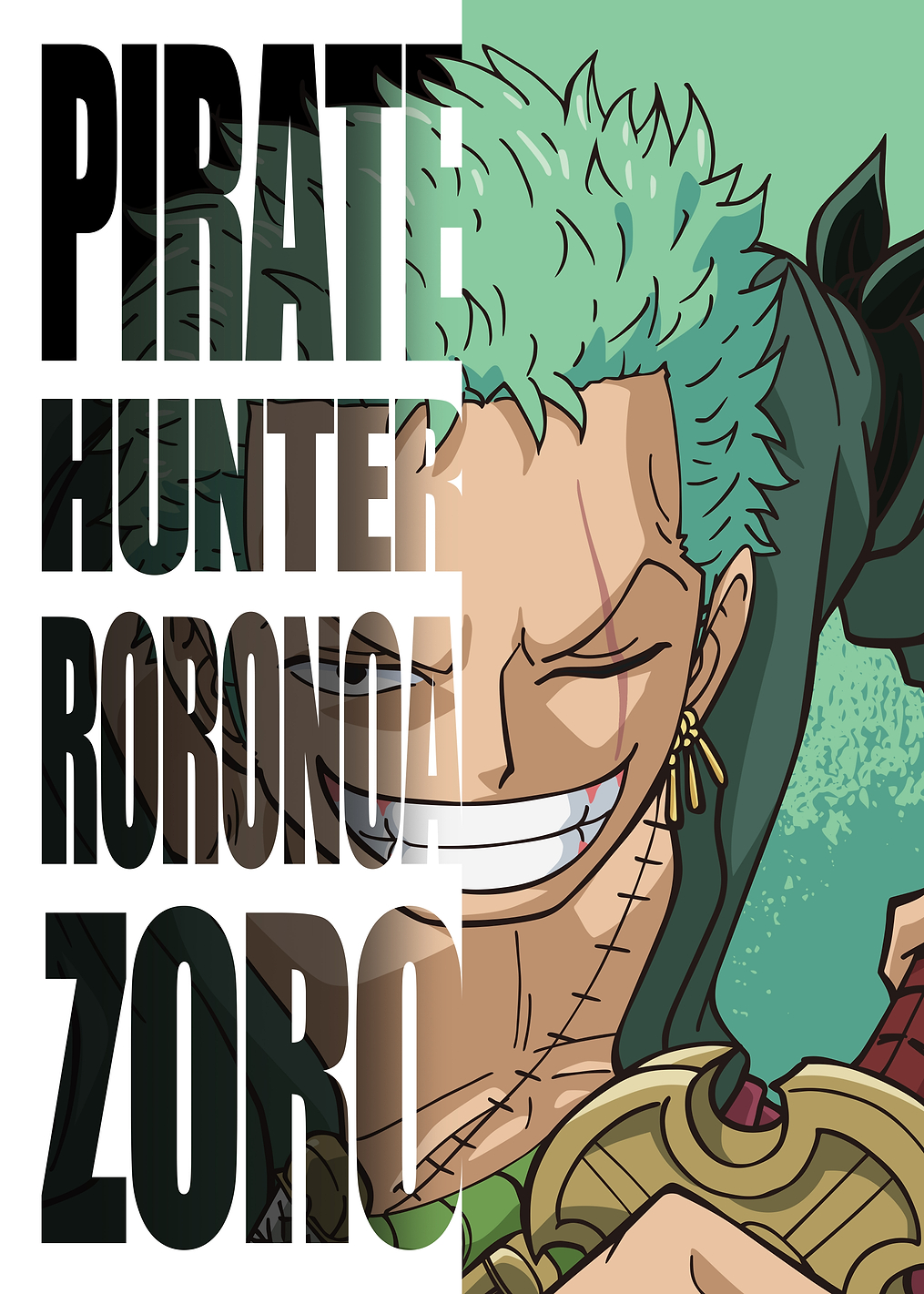 Pirate Hunter Roronoa Zoro: постер из коллекции One Piece