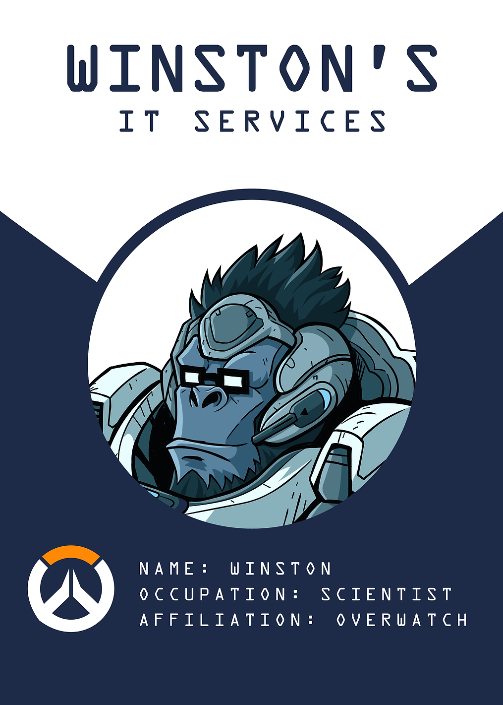 Your Local IT Guy Winston: постер из коллекции Overwatch