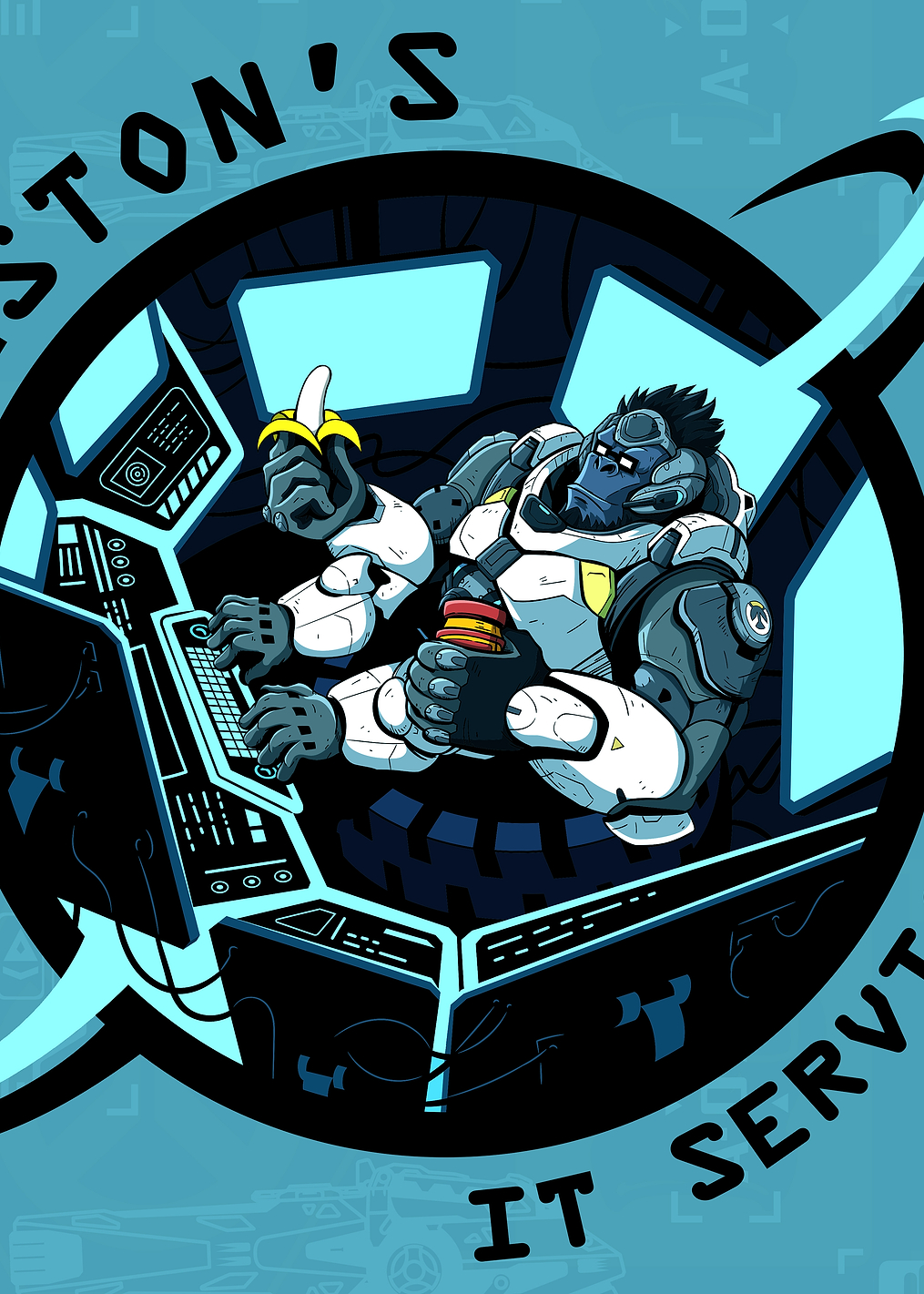 Winston's IT Services: постер из коллекции Overwatch
