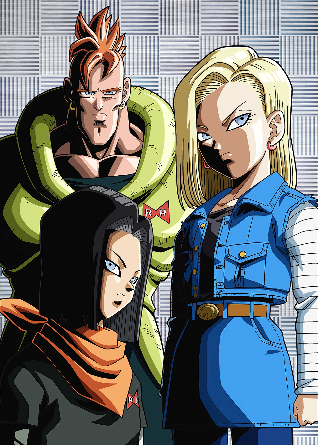 DBZ Cyborgs Epic Portrait: постер из коллекции Dragon Ball Z