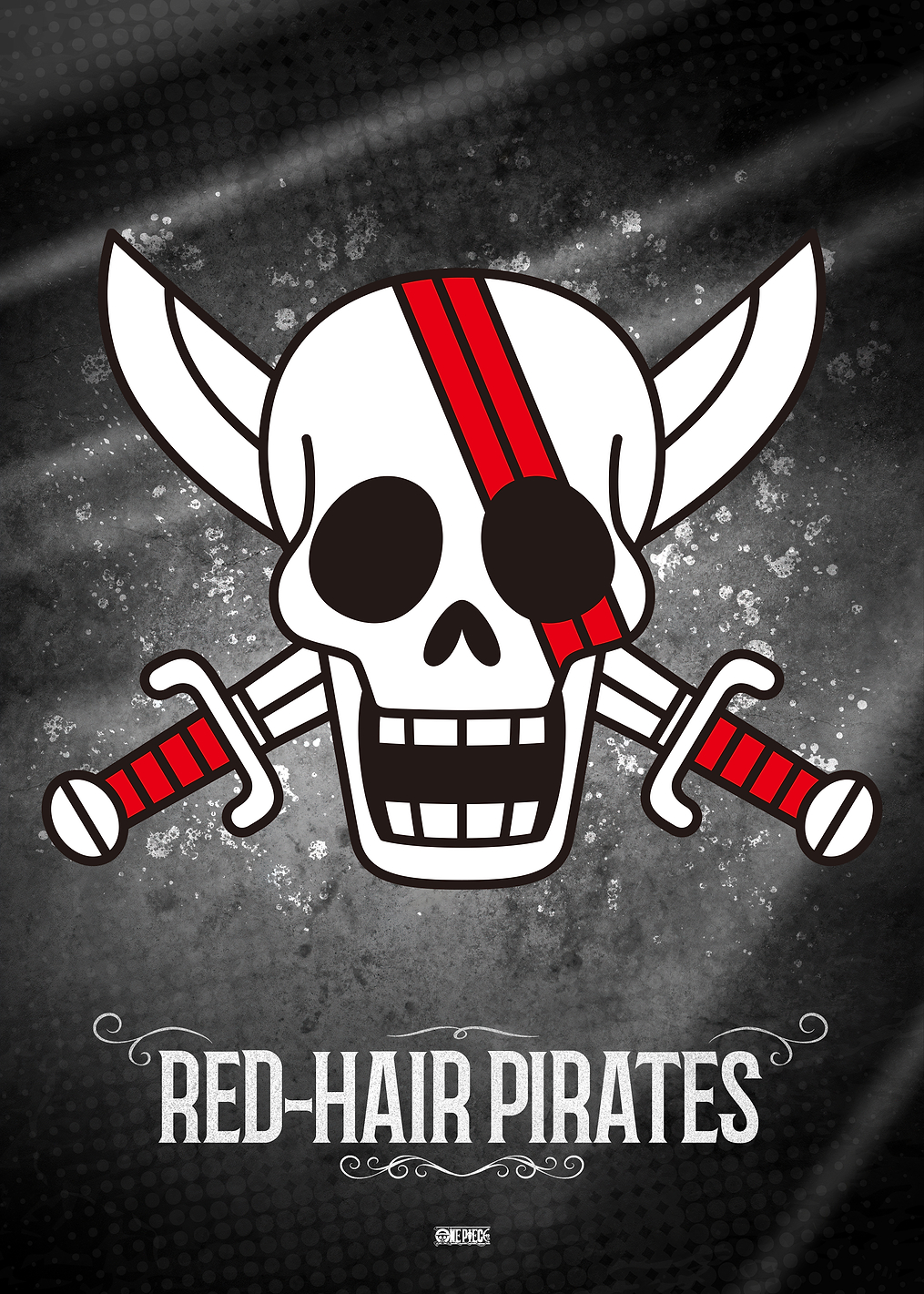 Jolly Rogers Red-Hair Pirates: постер из коллекции One Piece