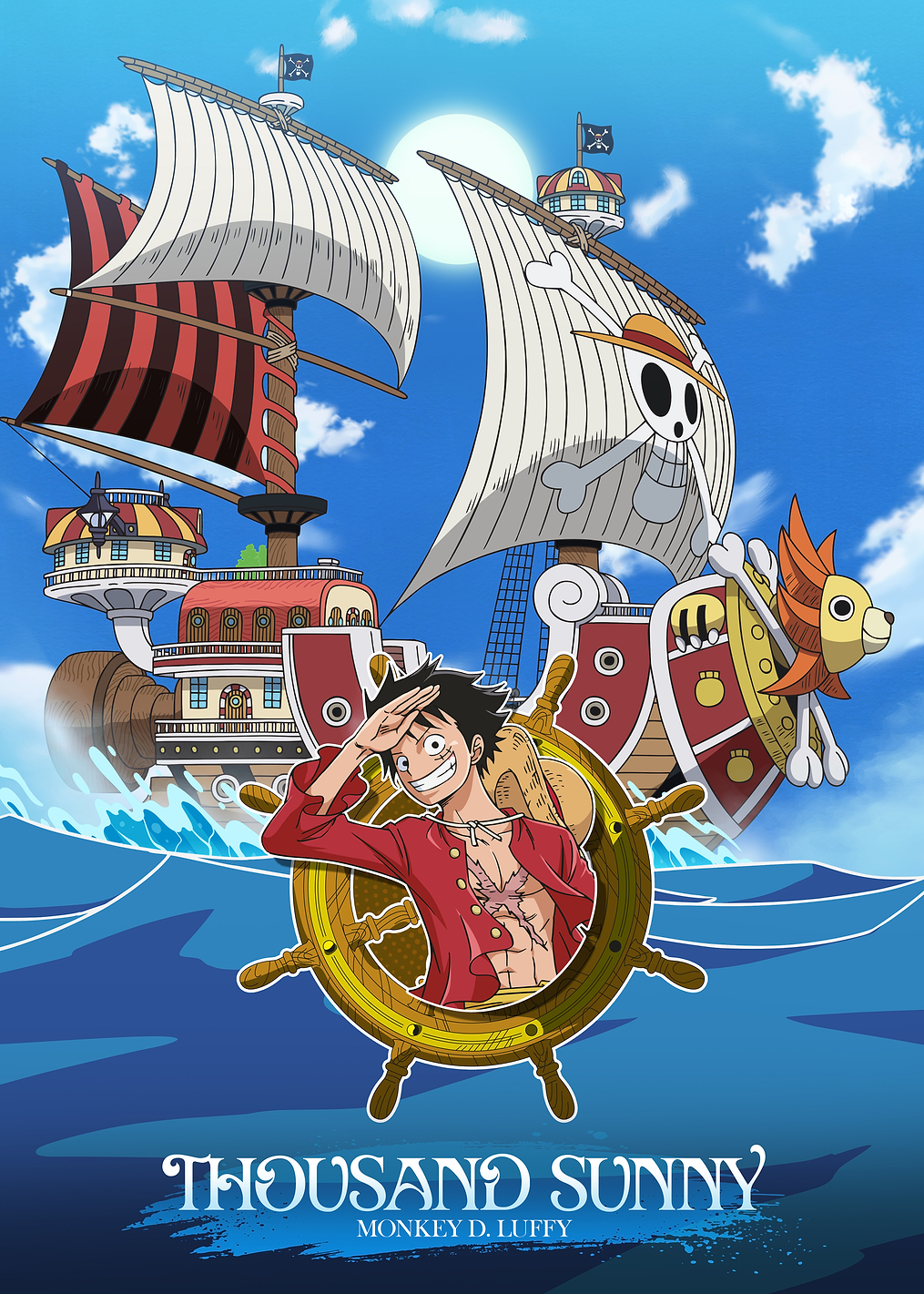 Ship: Thousand Sunny / Captain: Monkey D. Luffy / PLATINA