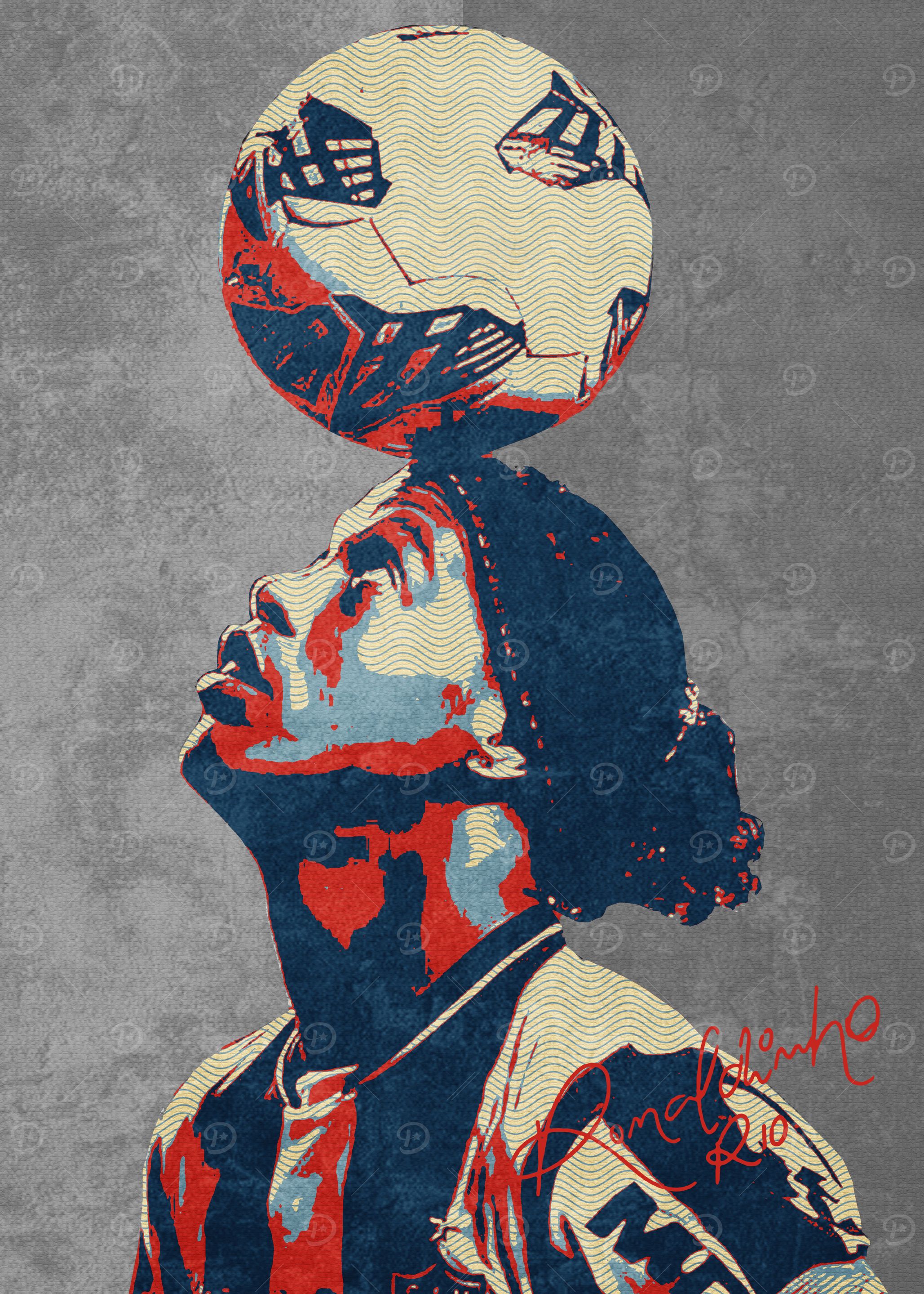 Ronaldinho Soccer Art / PLATINA