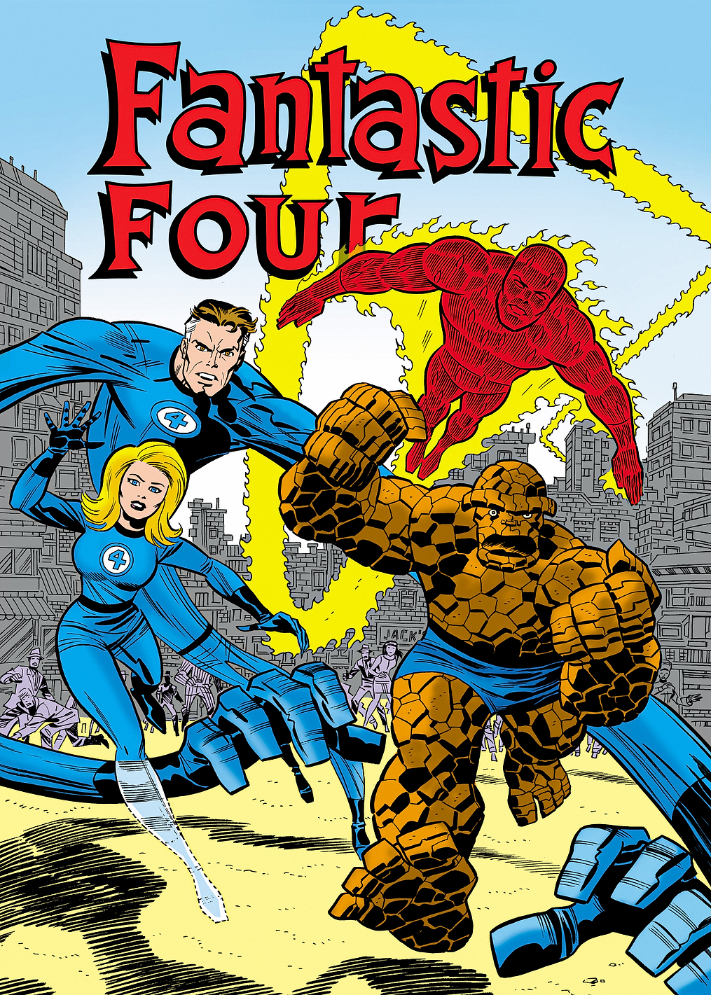 Fantastic Four Classic Comic Cover Group: постер из коллекции Marvel