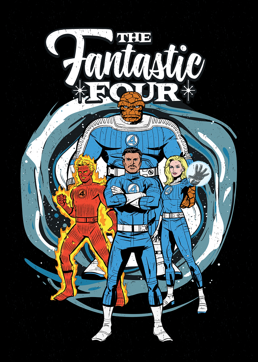 The Fantastic Four First Steps Comic Group: постер из коллекции Marvel