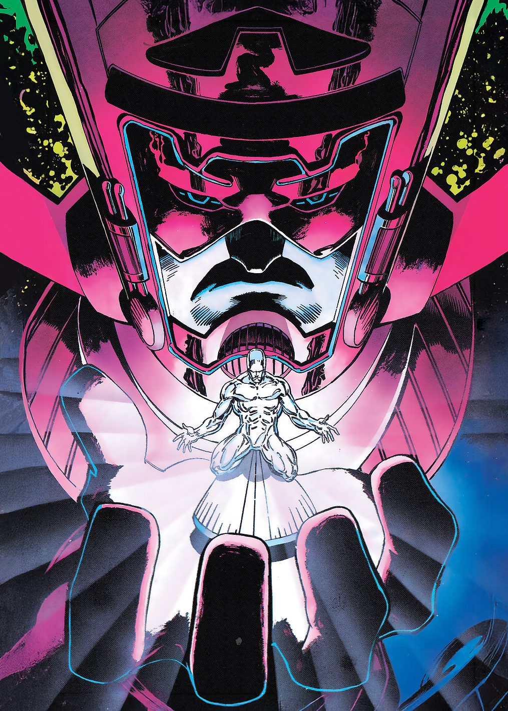 Galactus and Silver Surfer Together: постер из коллекции Marvel
