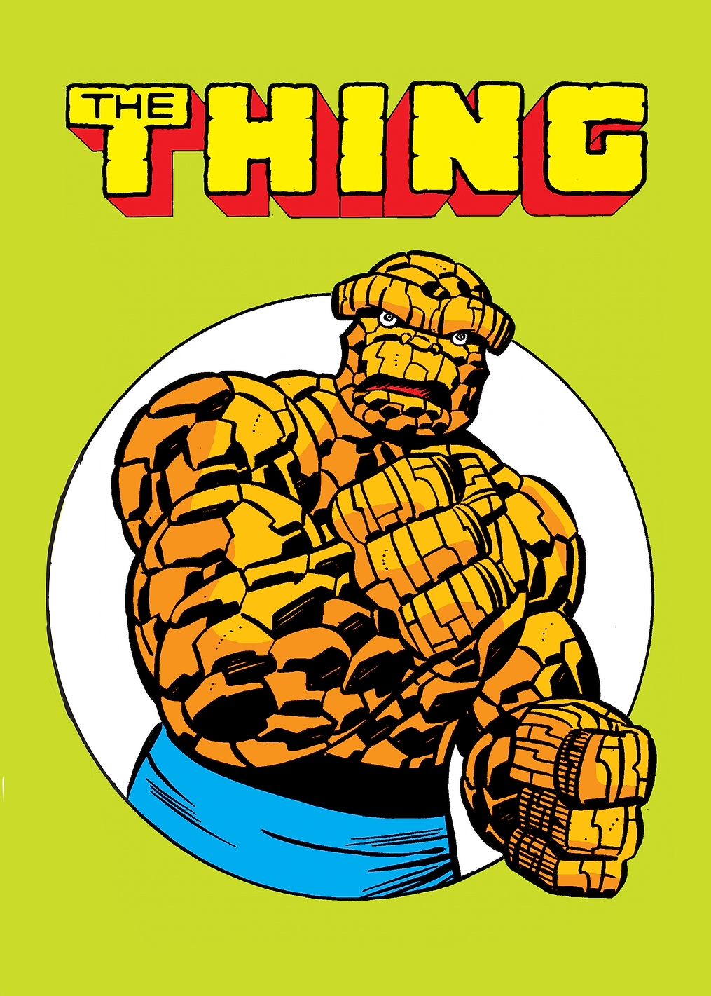 Fantastic Four Classic The Thing Retro: постер из коллекции Marvel