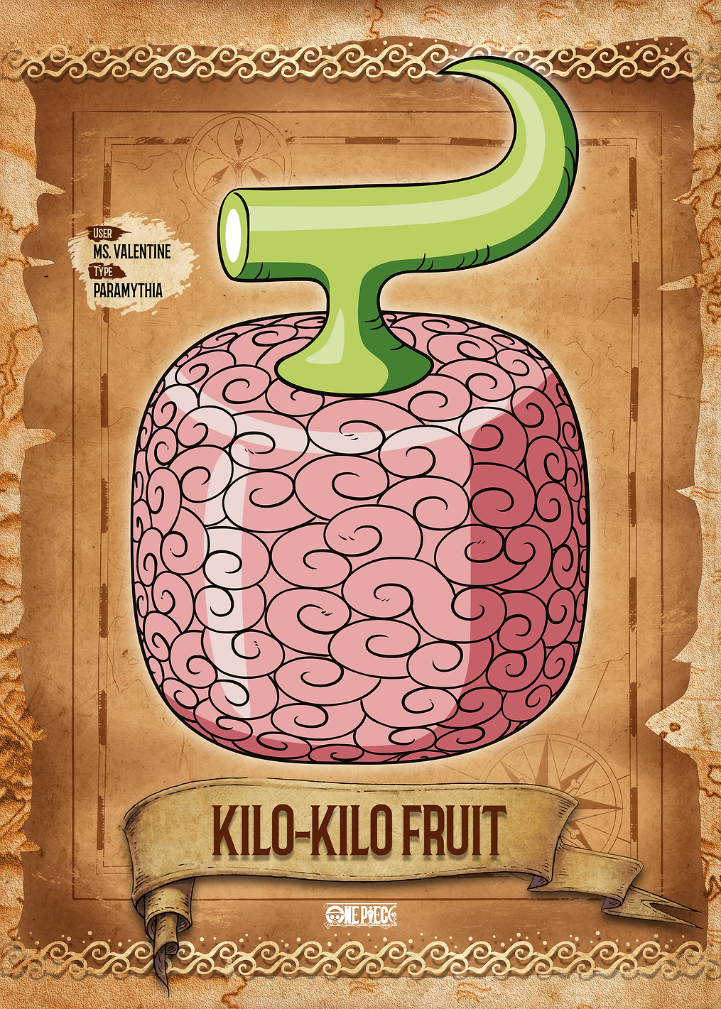 KILO-KILO Fruit: постер из коллекции One Piece