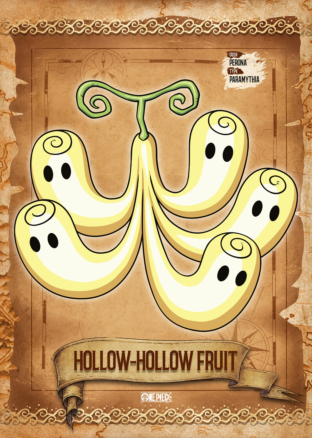 HOLLOW-HOLLOW Fruit: постер из коллекции One Piece