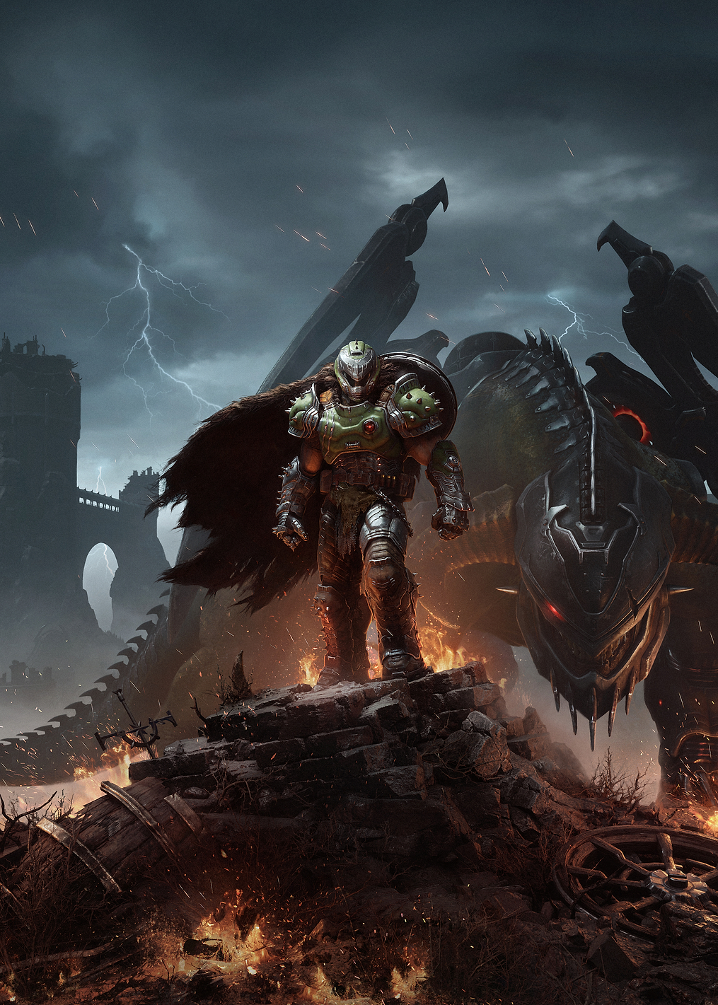 DOOM: The Dark Ages - Beneath Serrat’s Shadow: постер из коллекции Doom