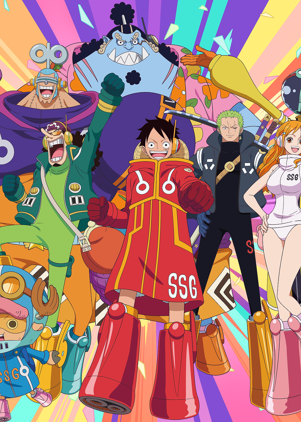 Straw Hat Crew Egghead Disco: постер из коллекции One Piece