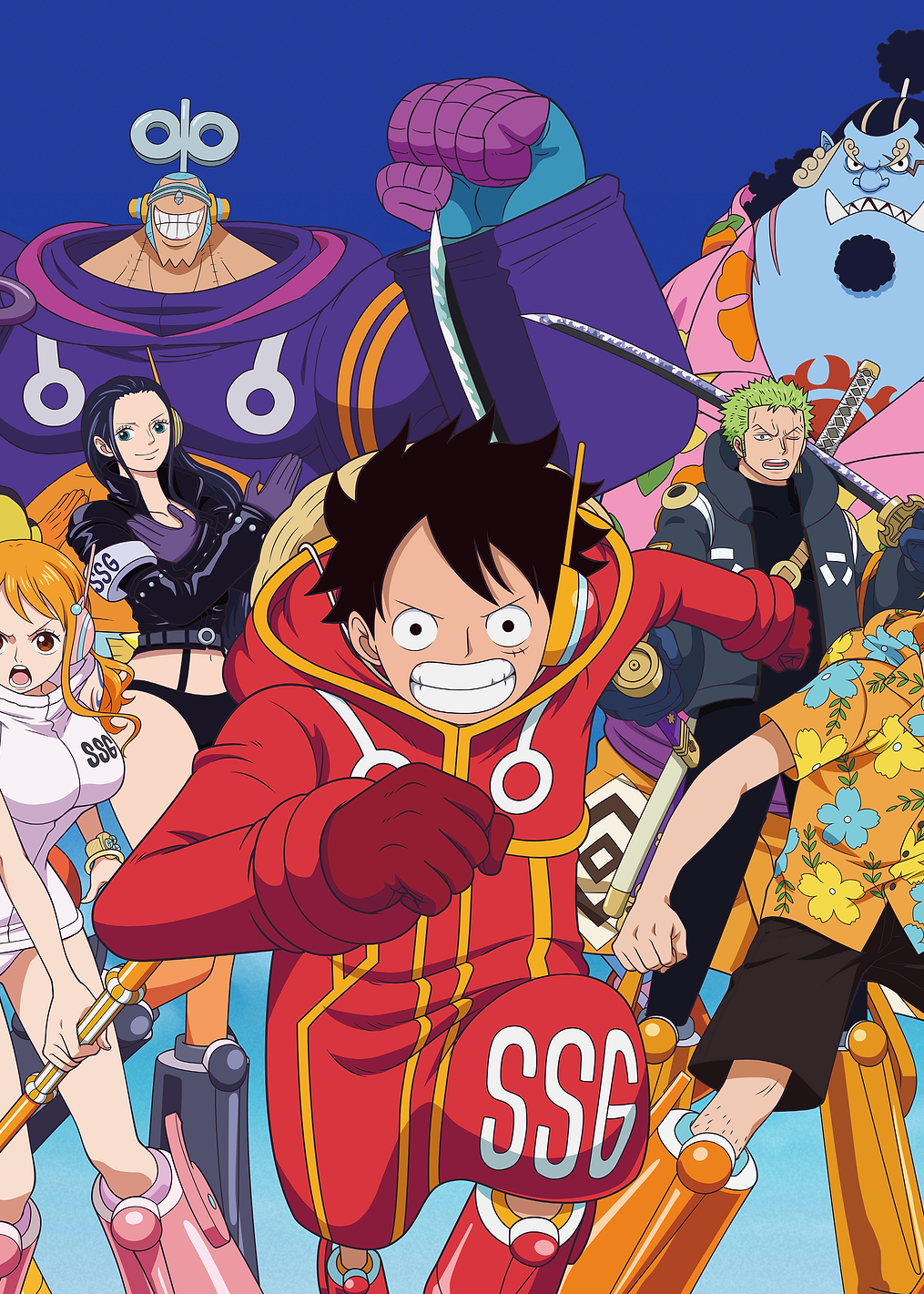 Straw Hat Crew Egghead style to the adventure: постер из коллекции One Piece