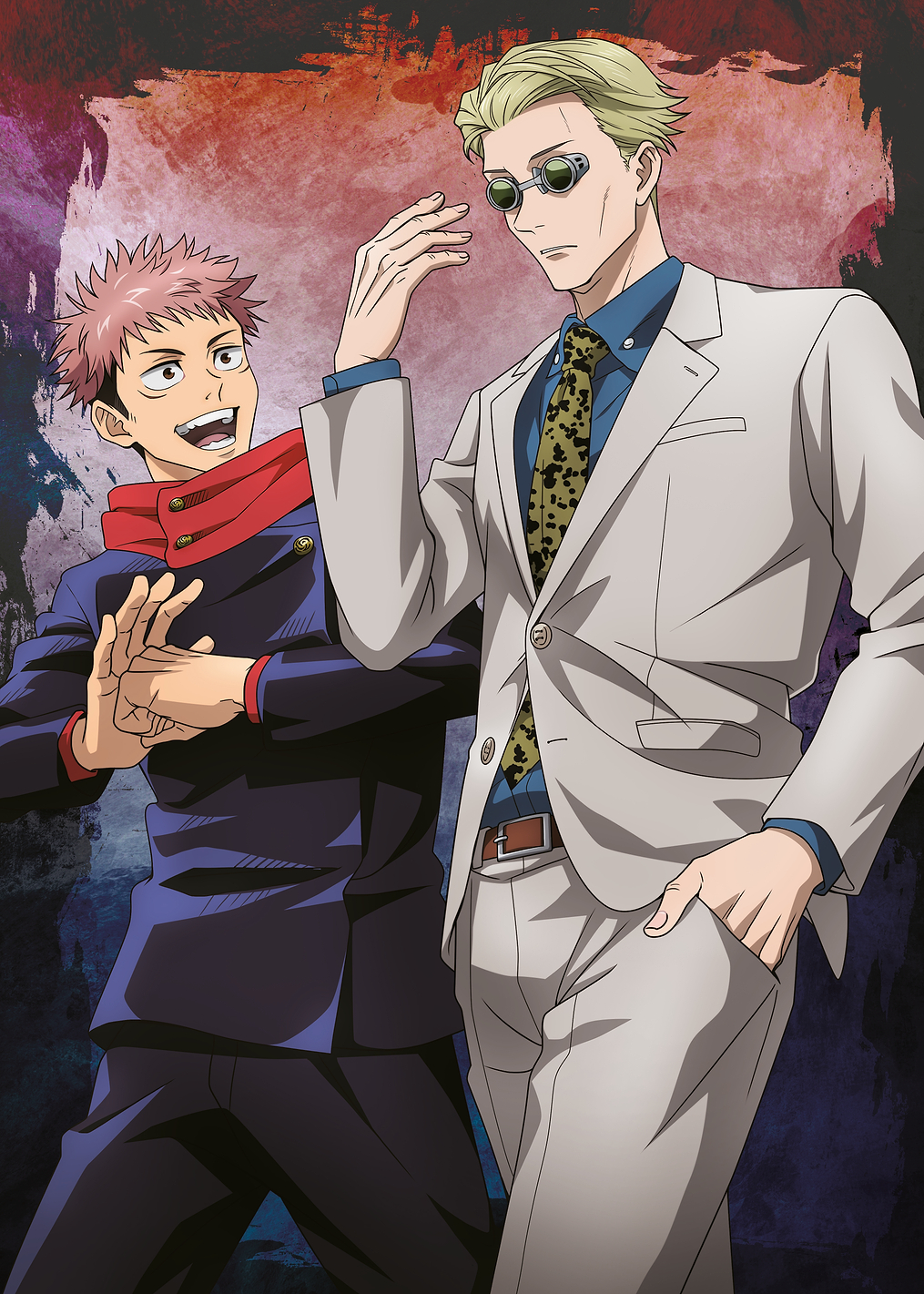 JJK Group Yuji Itadori and Kento Nanami: постер из коллекции Jujutsu Kaisen