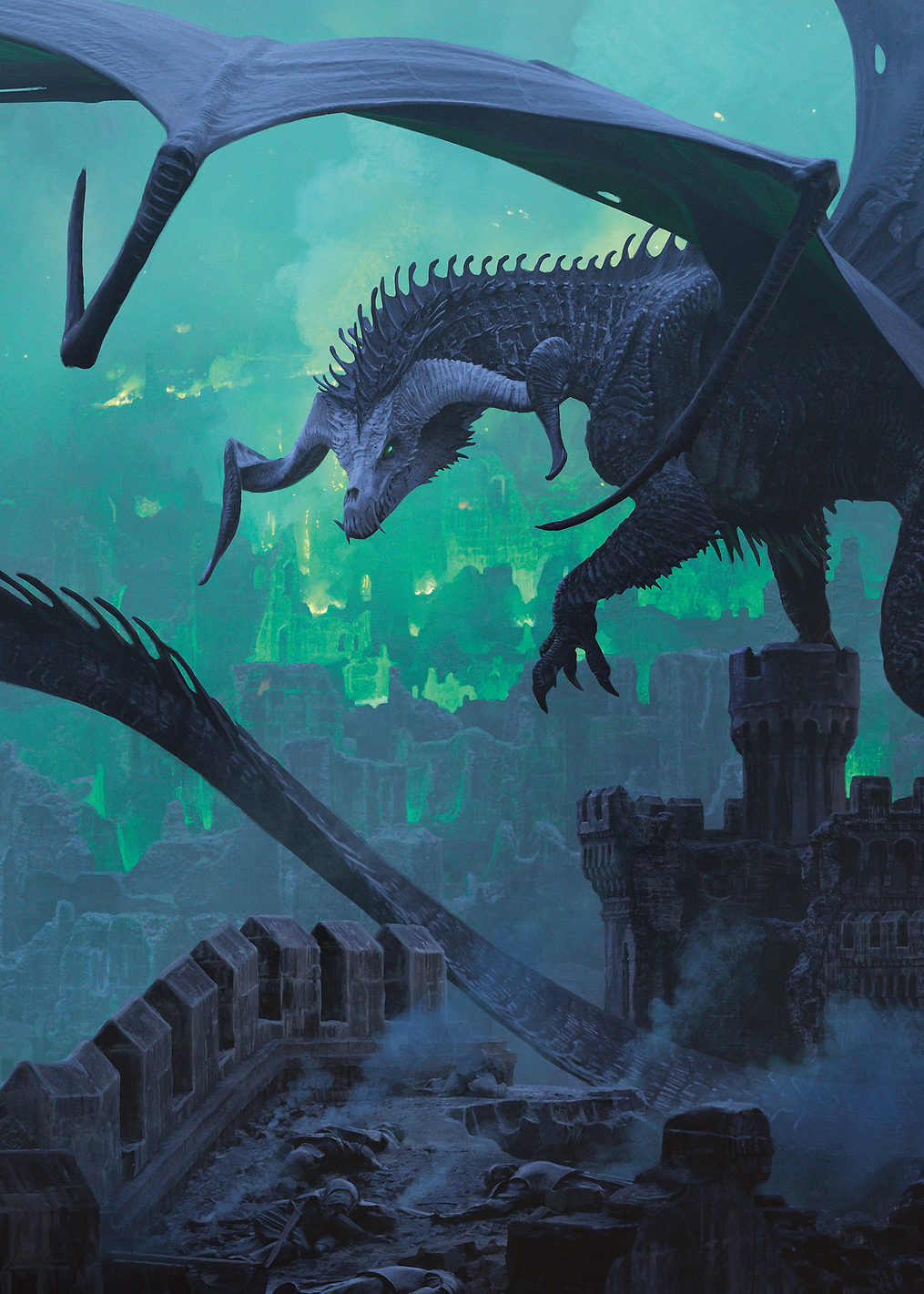 D&D Handbook Black Dragon: постер из коллекции Dungeons And Dragons