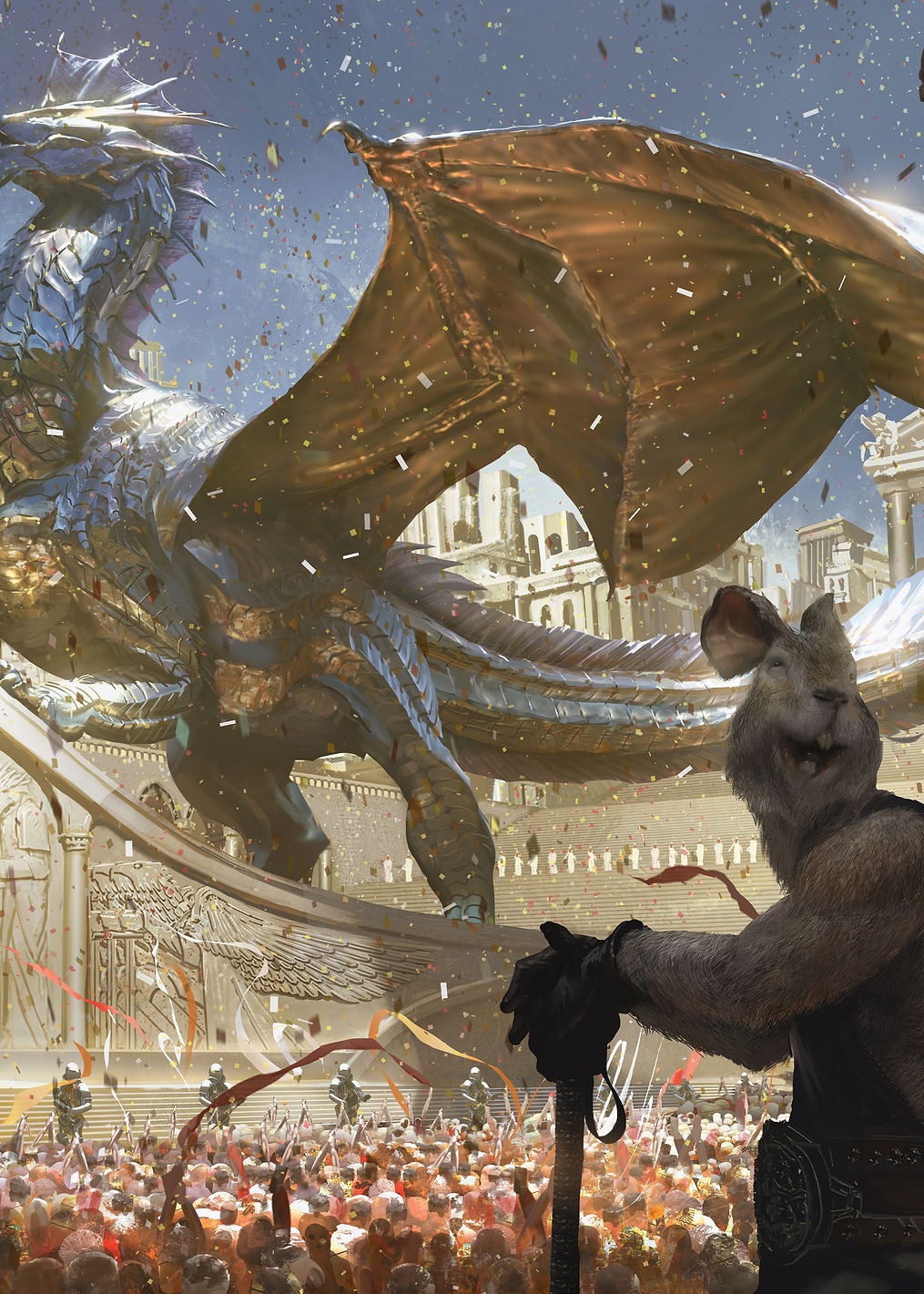 D&D Handbook Silver Dragon: постер из коллекции Dungeons And Dragons