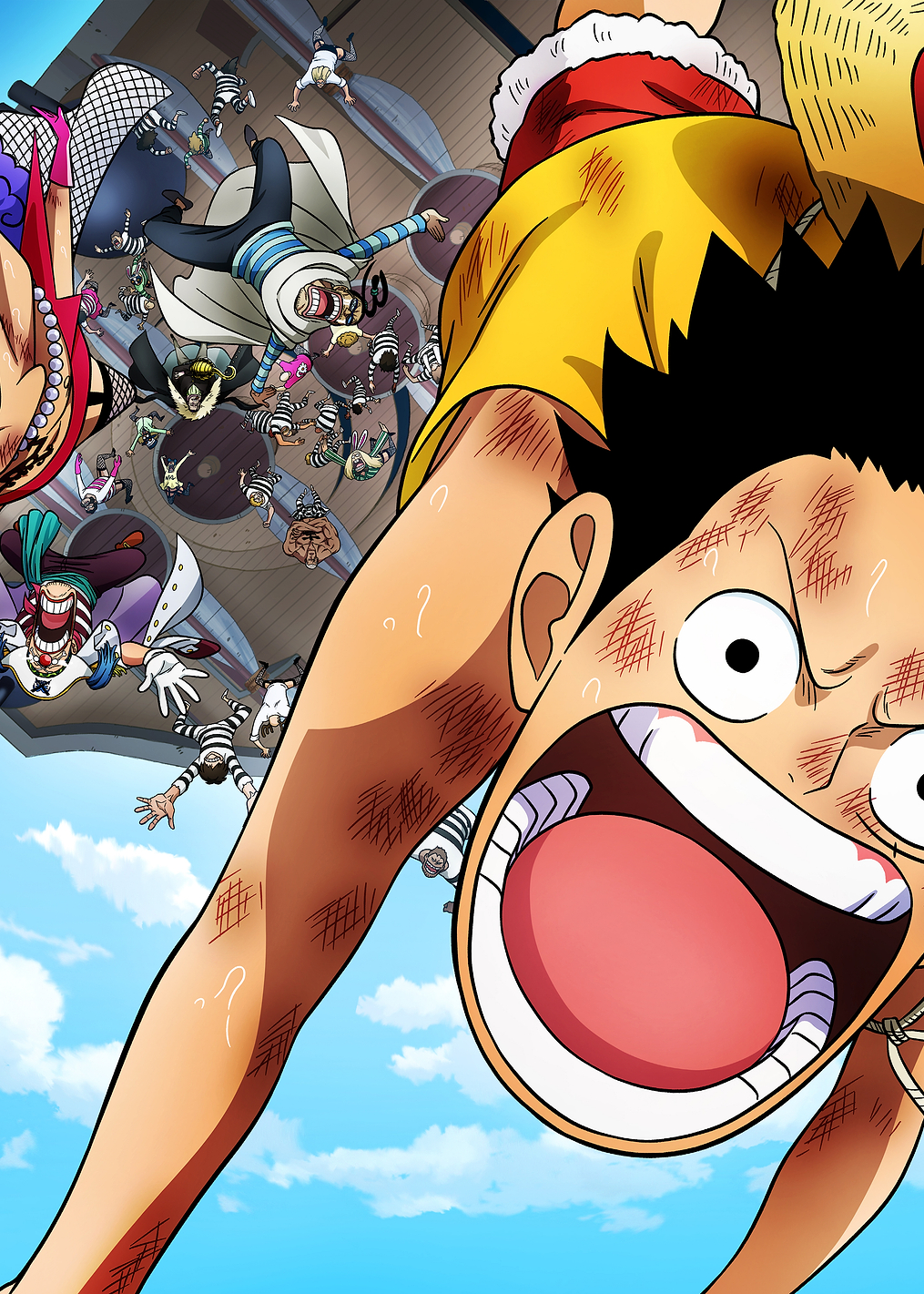 Iconic Moments Brushed Luffy arrives at Marienford: постер из коллекции One Piece