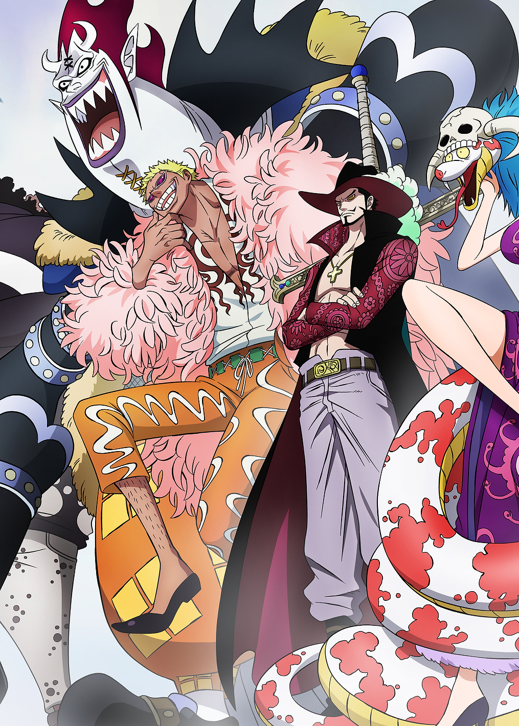 Iconic Moments Brushed Warlords: постер из коллекции One Piece