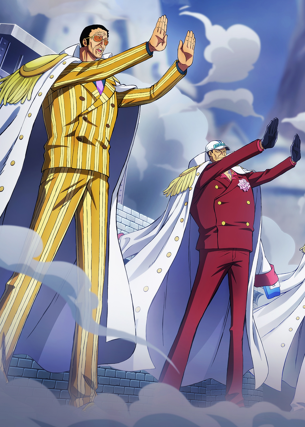 Iconic Moments Brushed Admirals: постер из коллекции One Piece