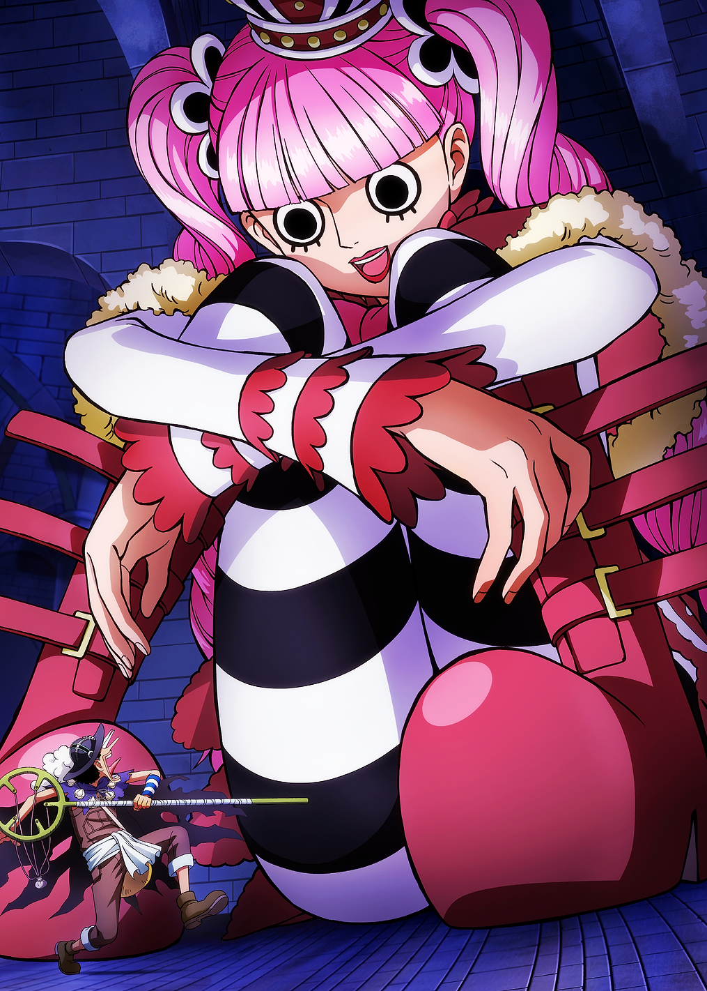 Iconic Moments Brushed Perona vs Usopp: постер из коллекции One Piece