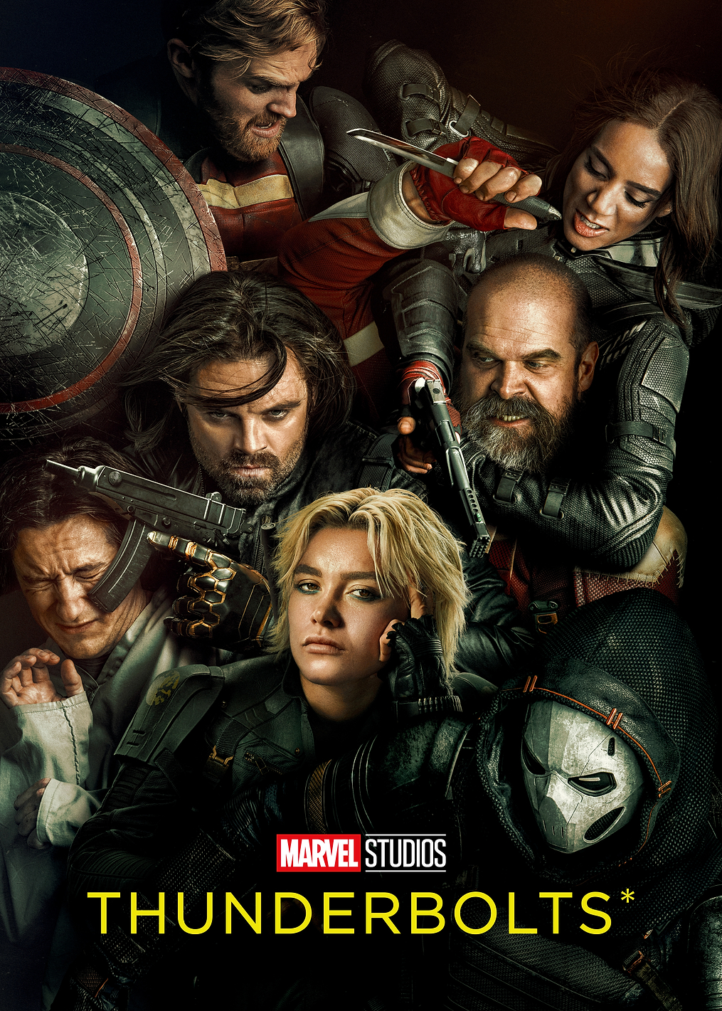 Thunderbolts Group Pose Theatrical Poster: постер из коллекции Marvel