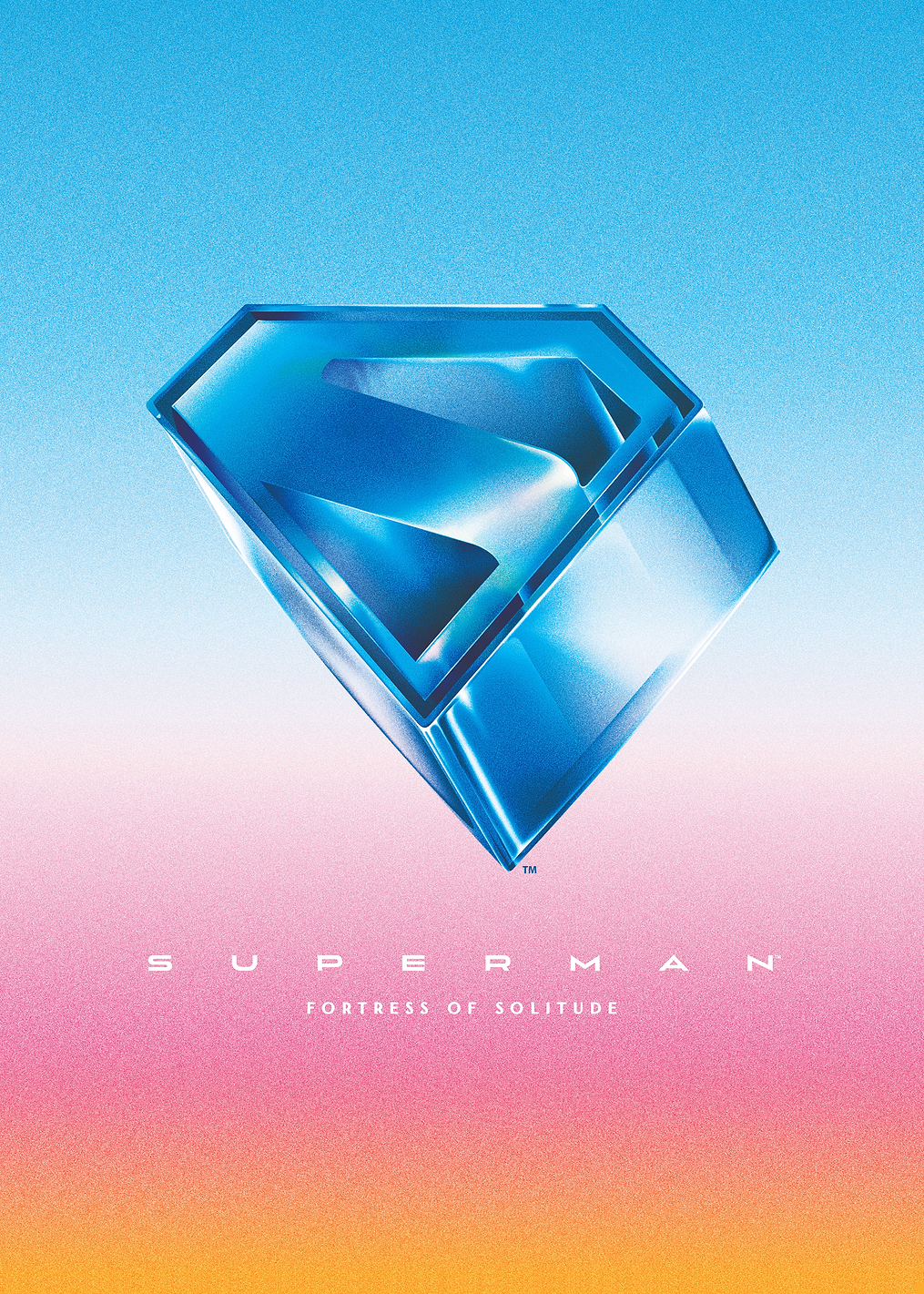 Superman S Fortress of Solitude Gradient Poster: постер из коллекции DC Comics