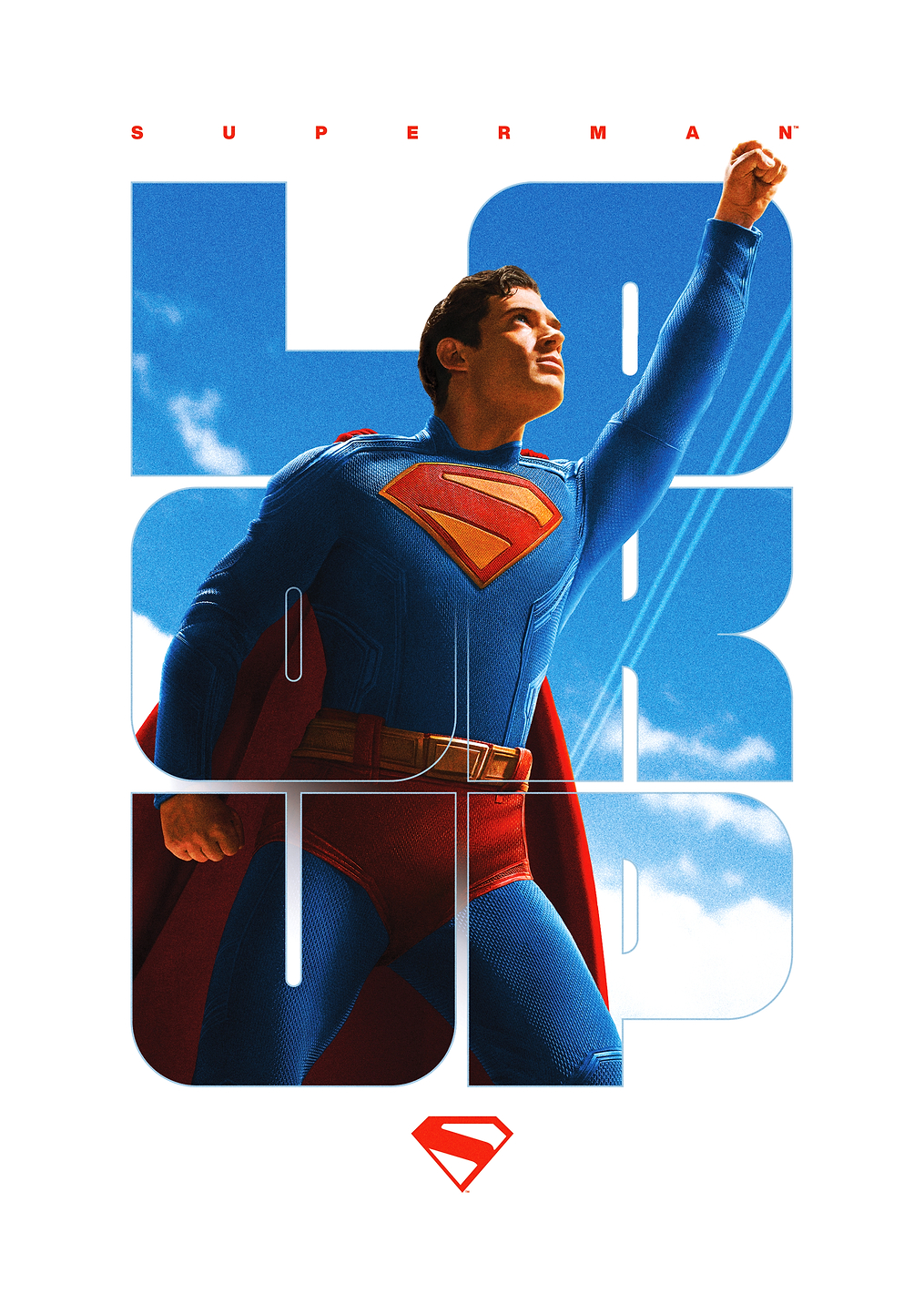 Look Up Superman Pose Poster: постер из коллекции DC Comics