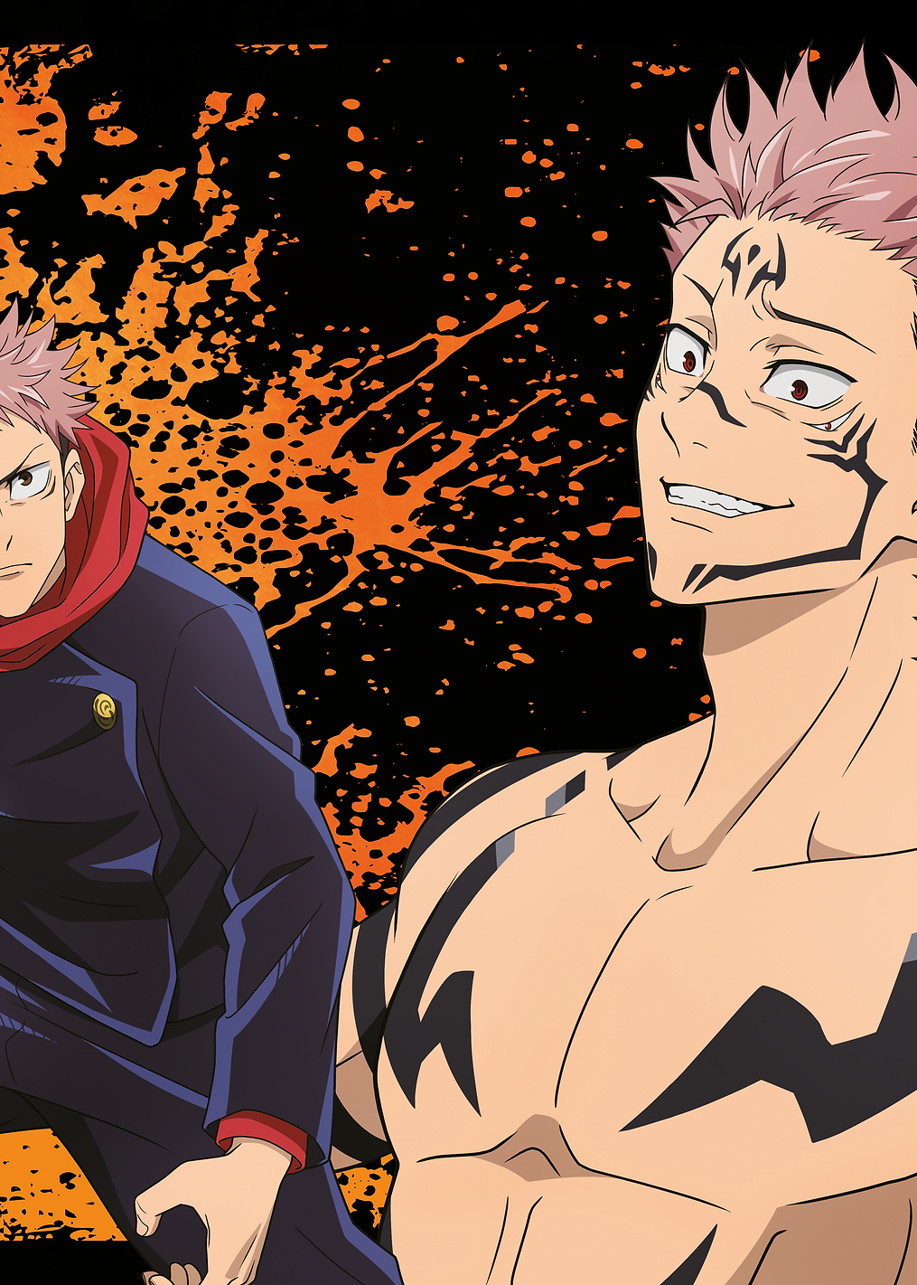 JJK Yuji Itadori Dual Persona: постер из коллекции Jujutsu Kaisen