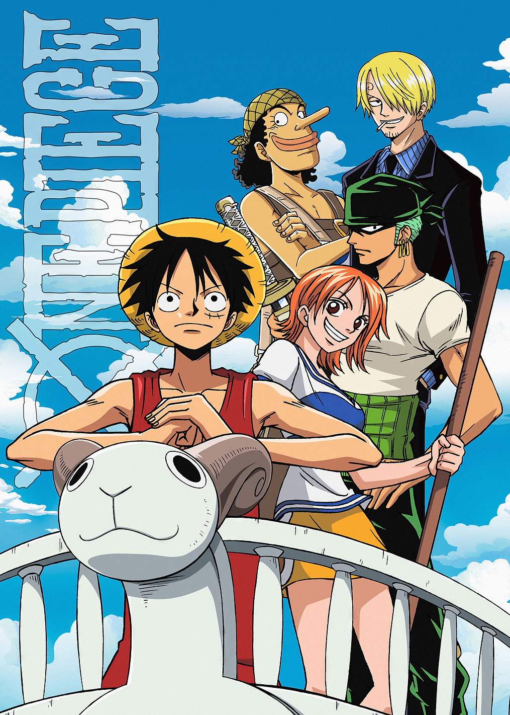 East Blue Straw Hats on Going Merry: постер из коллекции One Piece