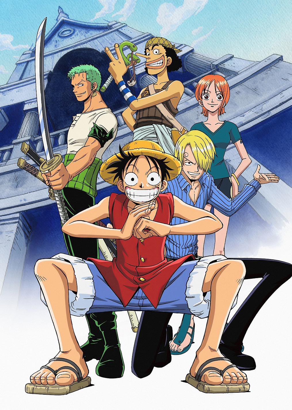 East Blue Straw Hat Crew: постер из коллекции One Piece