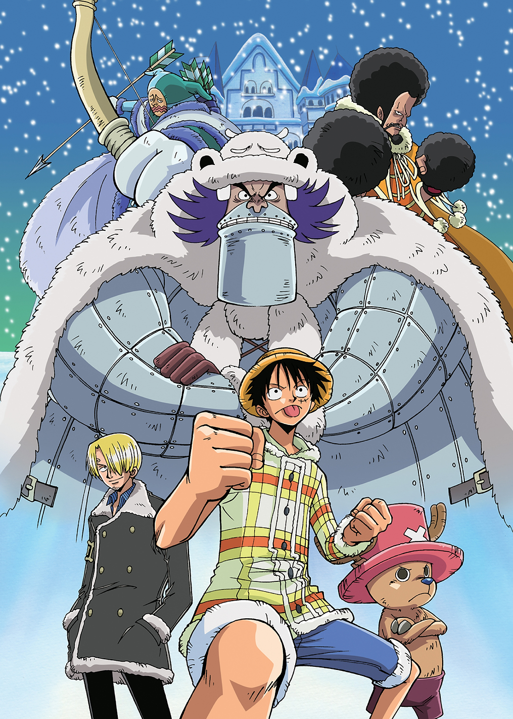 Alabasta Luffy, Sanji and Chopper vs Wapol: постер из коллекции One Piece