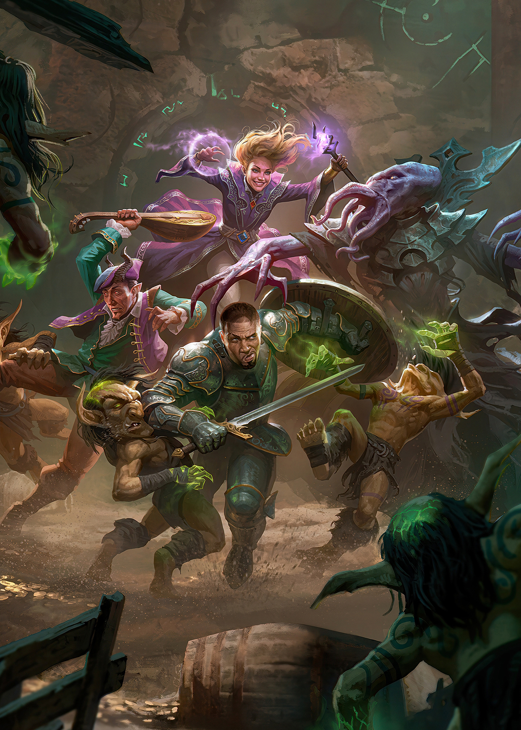 D&D Fantasy Battle in Landscape: постер из коллекции Dungeons And Dragons