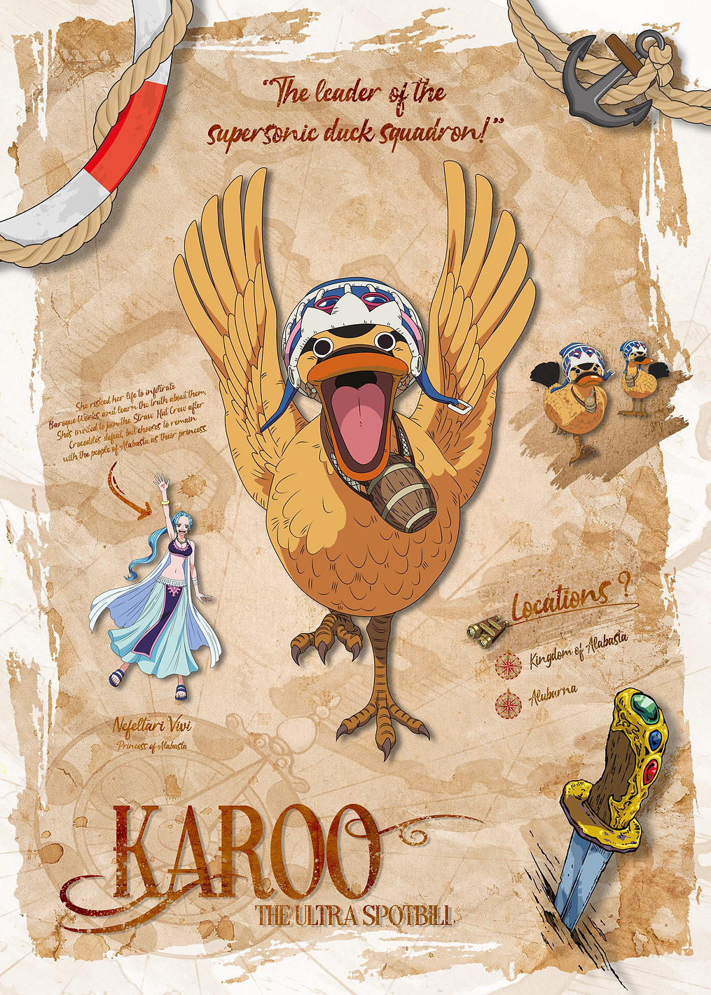 Bestiary Karoo: постер из коллекции One Piece