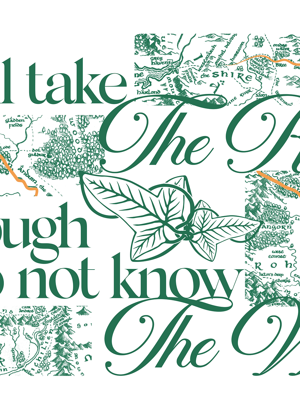 TLOTR I will take the Ring: постер из коллекции Middle-earth