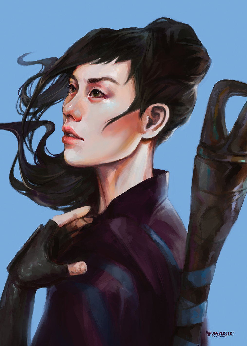 MTG: Yuriko, the Tiger's Shadow: постер из коллекции Magic: The Gathering