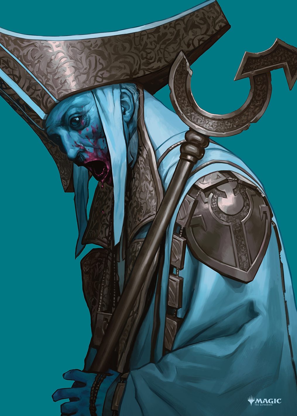 MTG: Mikaeus, the Unhallowed: постер из коллекции Magic: The Gathering
