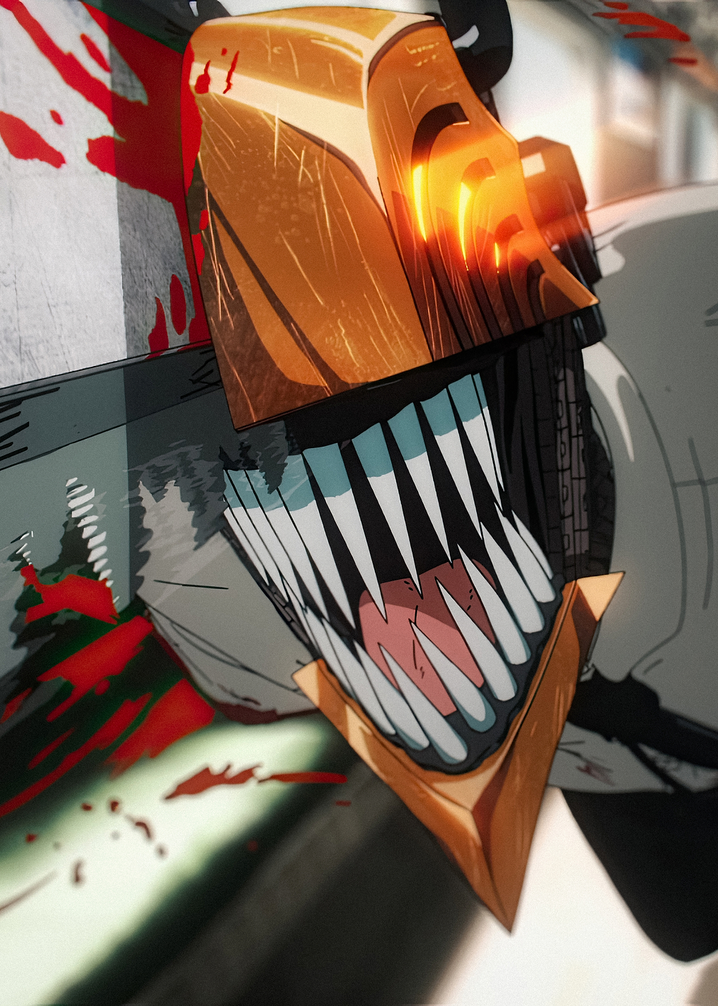EP12 Chainsaw Man Attack: постер из коллекции Chainsaw Man