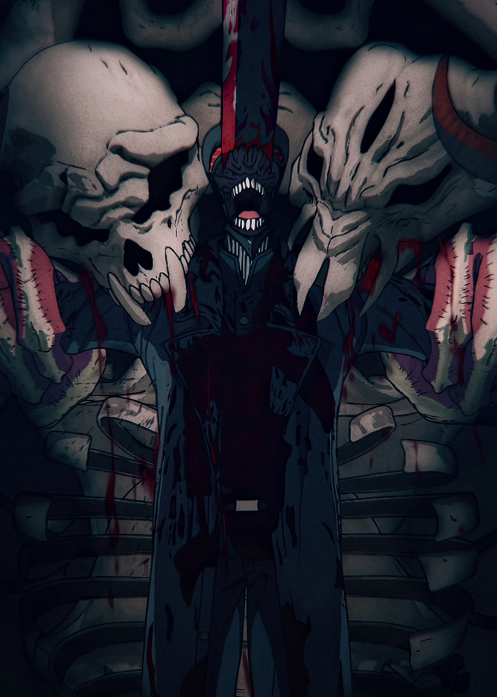 EP08 Curse Devil: постер из коллекции Chainsaw Man