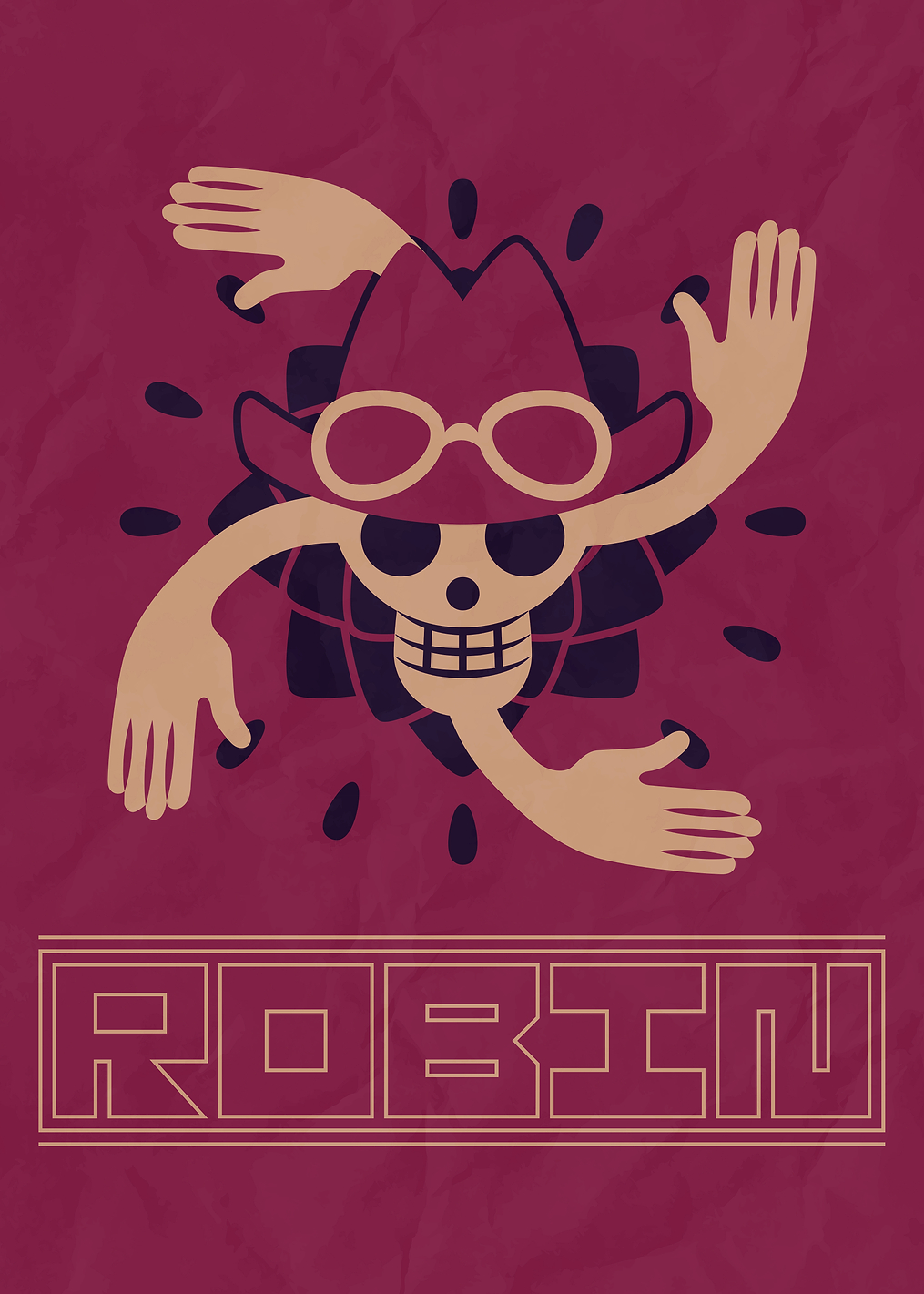 Nico Robin Flag: постер из коллекции One Piece
