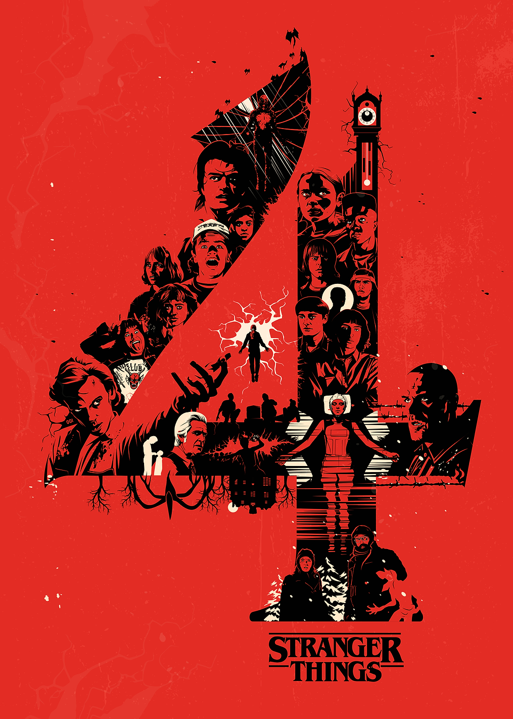 Stranger Things: Season Four Iconography: постер из коллекции Stranger Things Series
